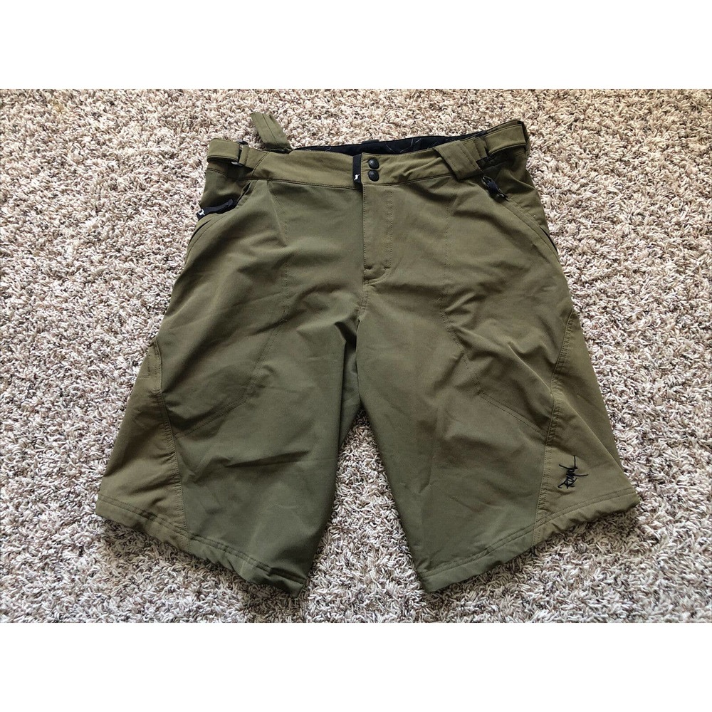Royal F-Tech Ride Shorts Baggy Mountain Biking XL Olive Green